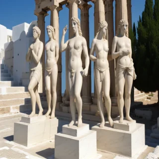 greek statues