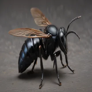 black wasp