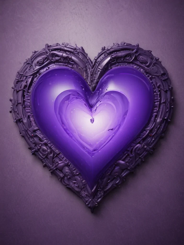 heart purple wallpaper