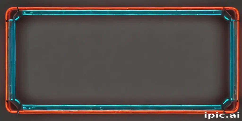 neon frame png