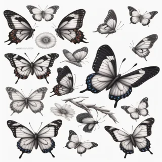 butterfly drawings