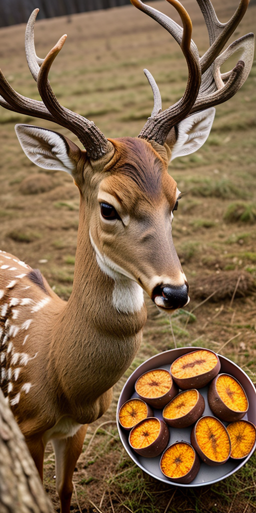 do deer like sweet potatoes