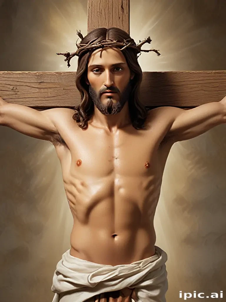 pictures of jesus on a cross