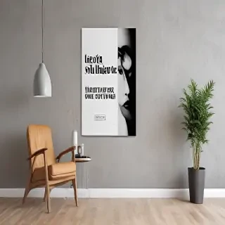 mockup wall art
