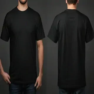 high resolution black t shirt template