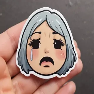 crying sticker