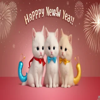 happy new year cute wallpaper