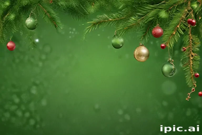 green christmas bg