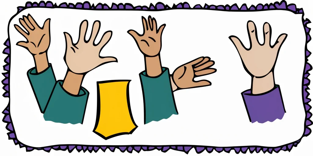 clipart high five