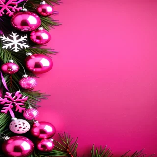 pink christmas background