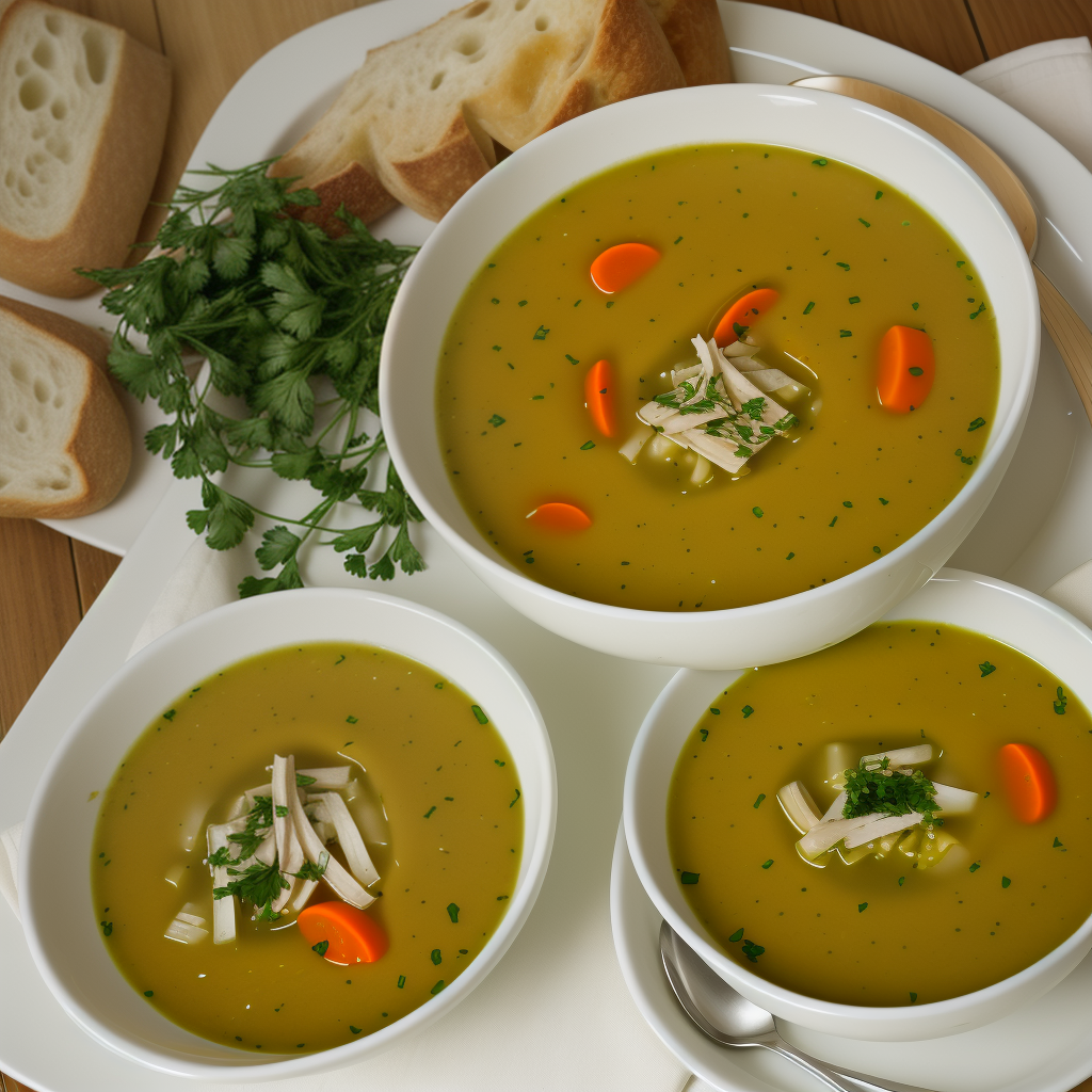 soup with acini de pepe