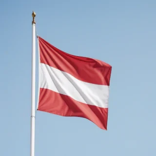 red and white flag