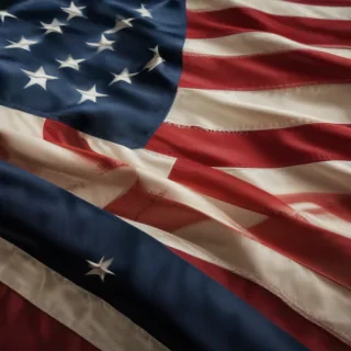 american flag aesthetic