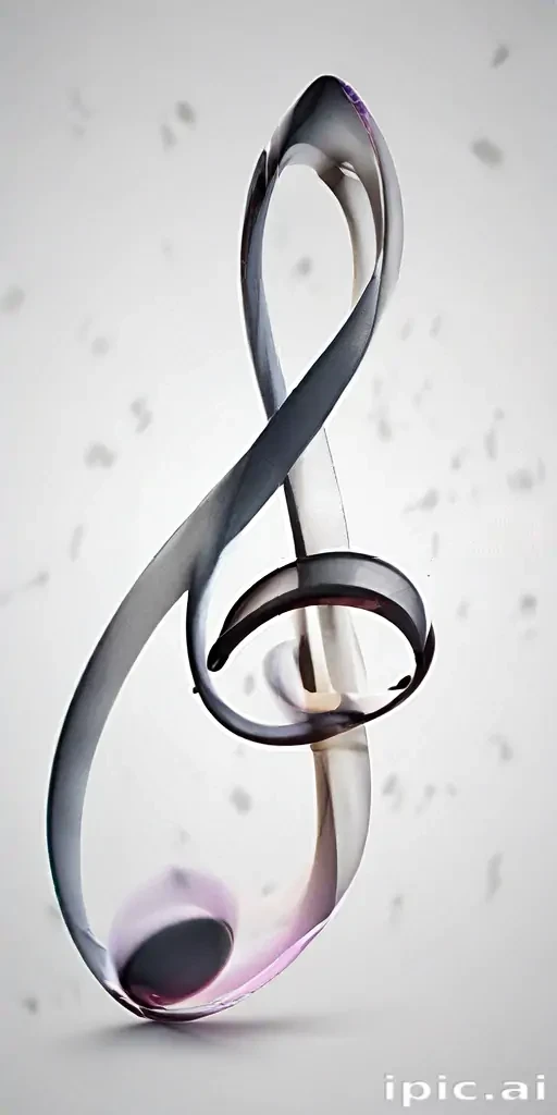 transparent music note