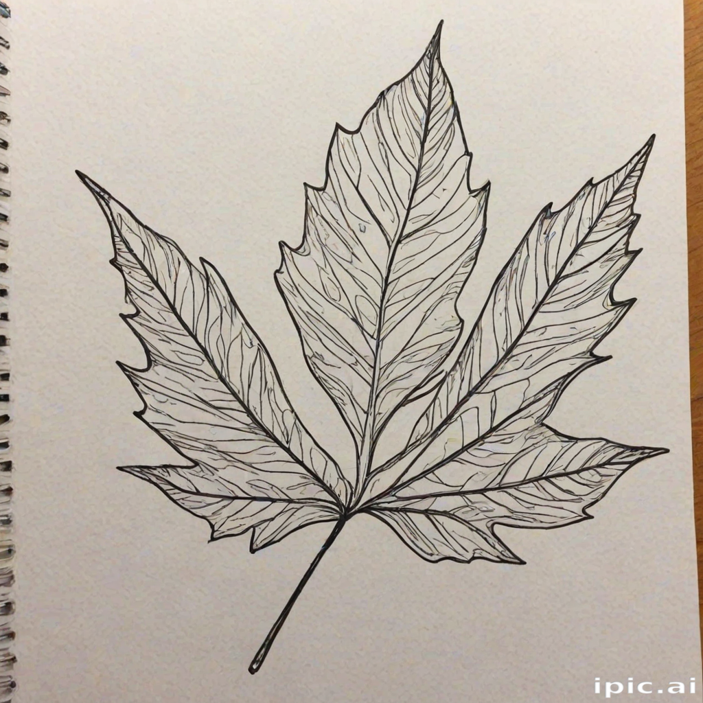 leaf doodle