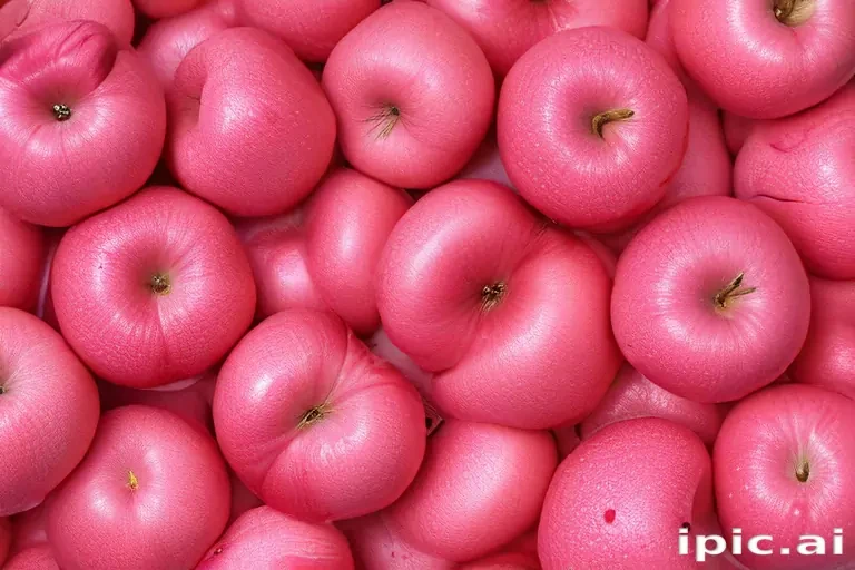 pink apple wallpaper