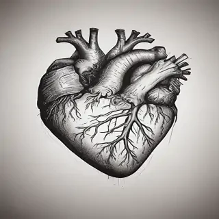 hand drawn heart