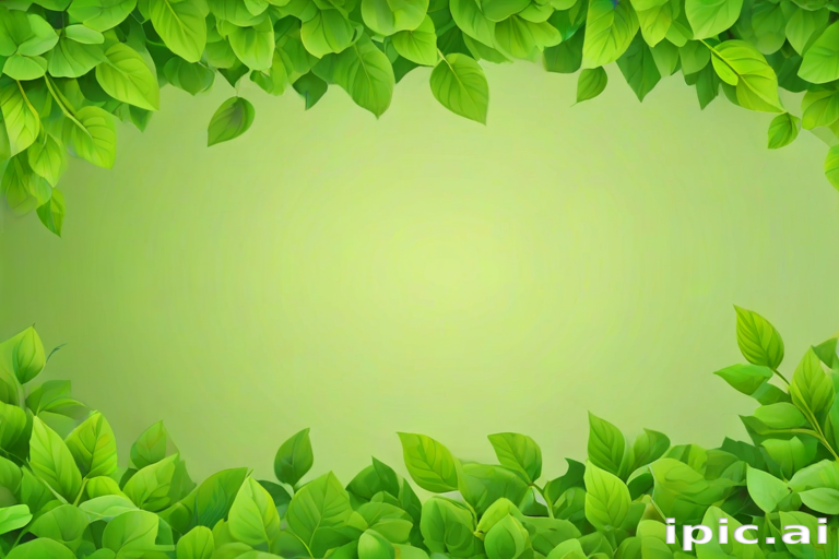 green background