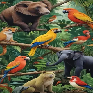 rainforest animals