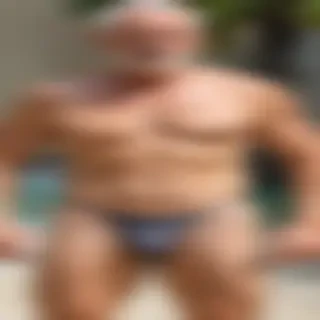 shirtless old men