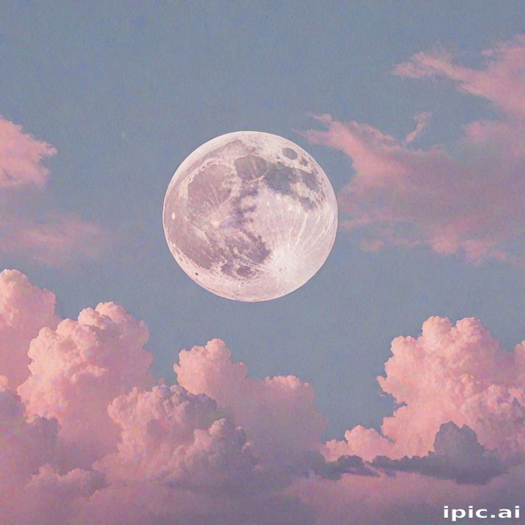 pastel aesthetic moon wallpaper