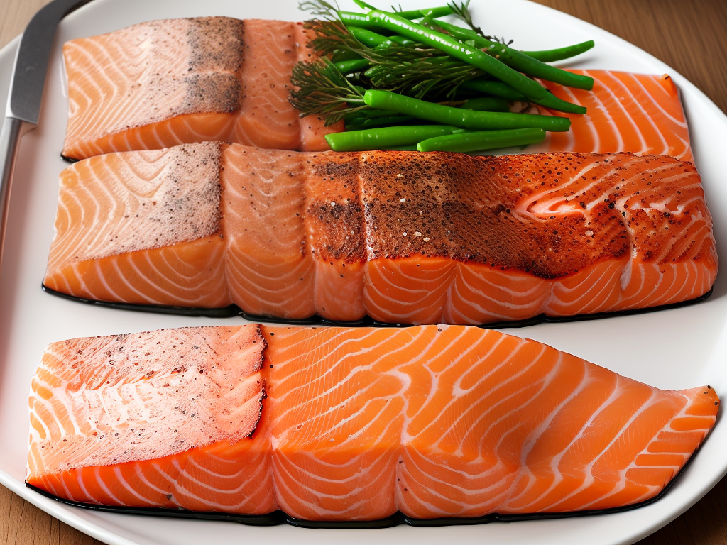 how big is a salmon fillet