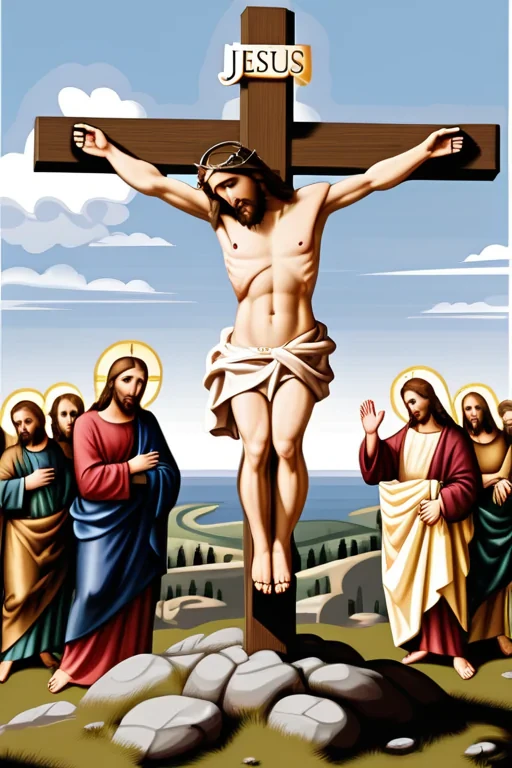 jesus on the cross clipart