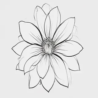 flower outline png