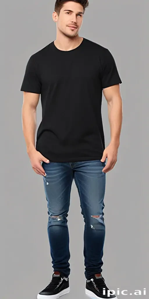 black tee png