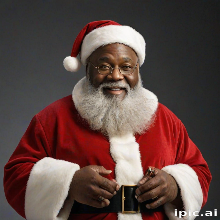 black santa png