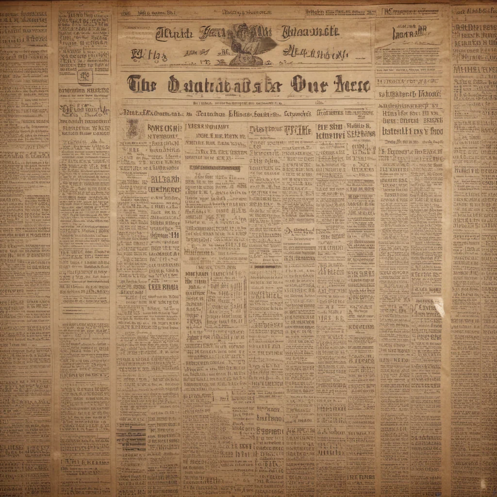 old newspaper background