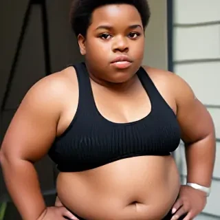 fat black kid
