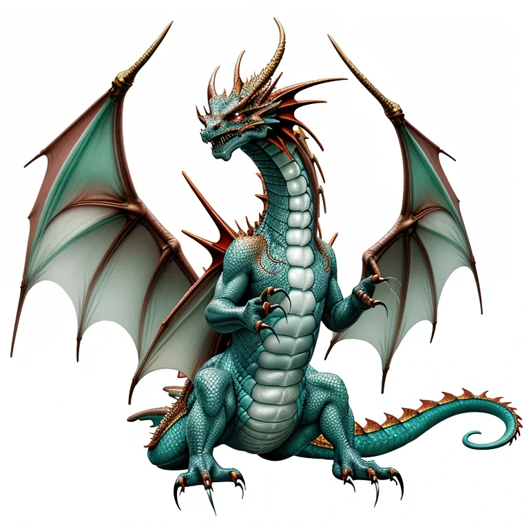 transparent dragon