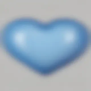 blue heart png