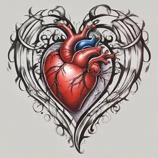 heart tattoo png