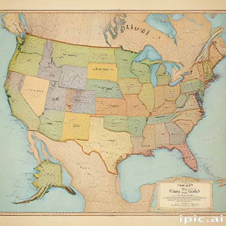map of united states of america