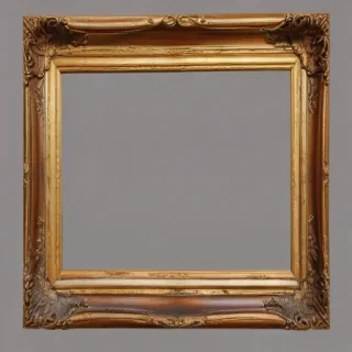 wooden picture frame png