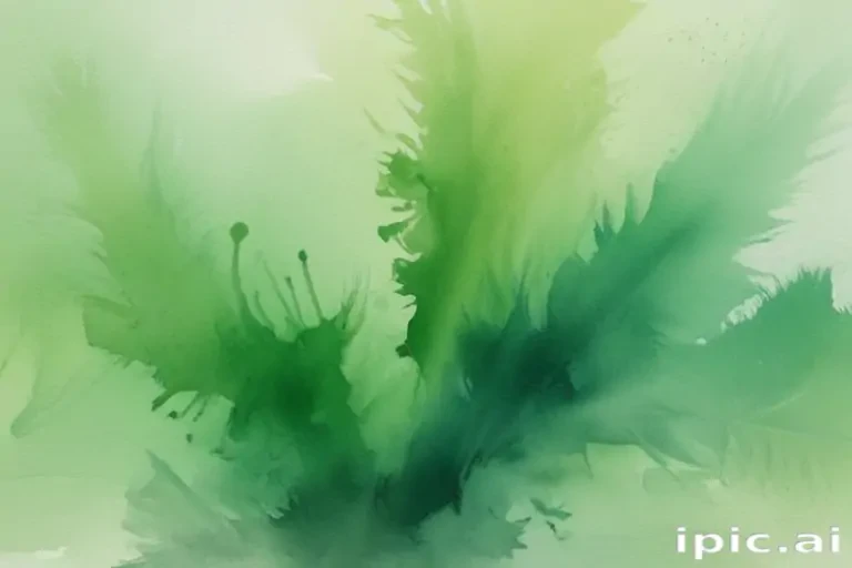 watercolor green background
