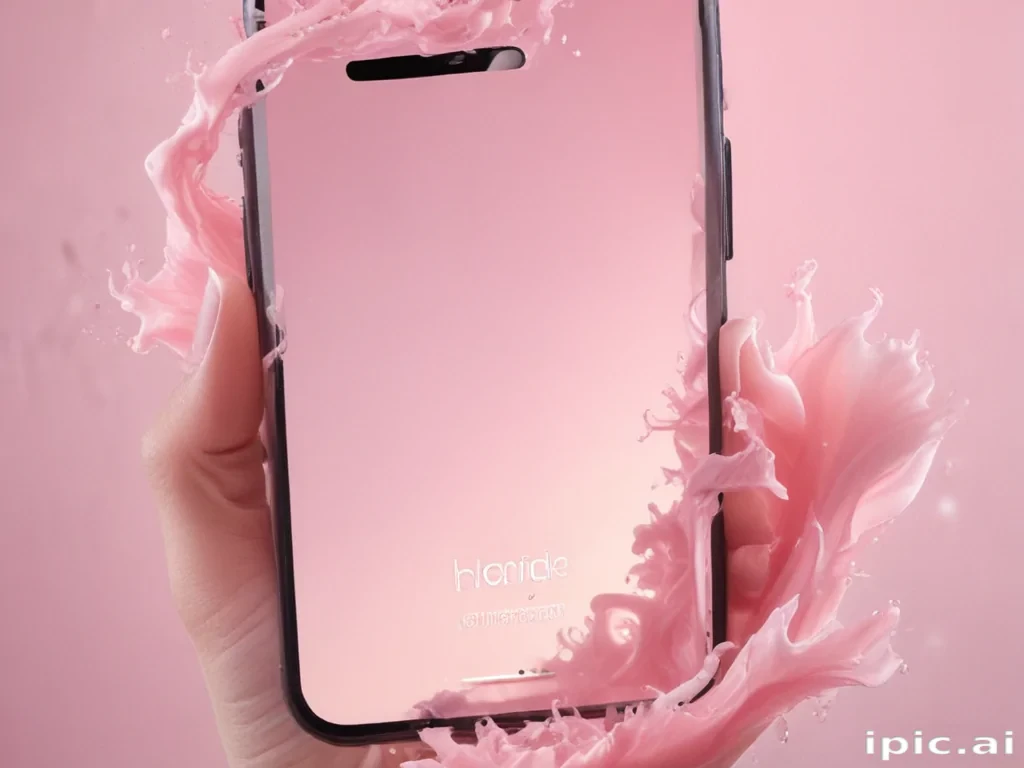 light pink phone wallpaper