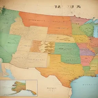 map of usa states