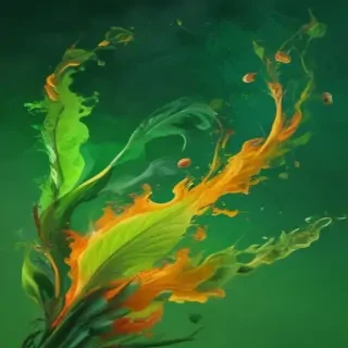 green background aesthetic
