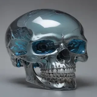 transparent skull