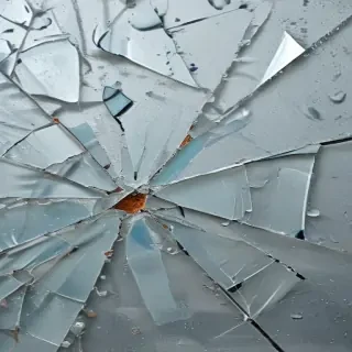 wallpaper broken glass