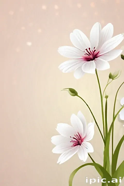 light flower background