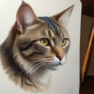 cat drawing png