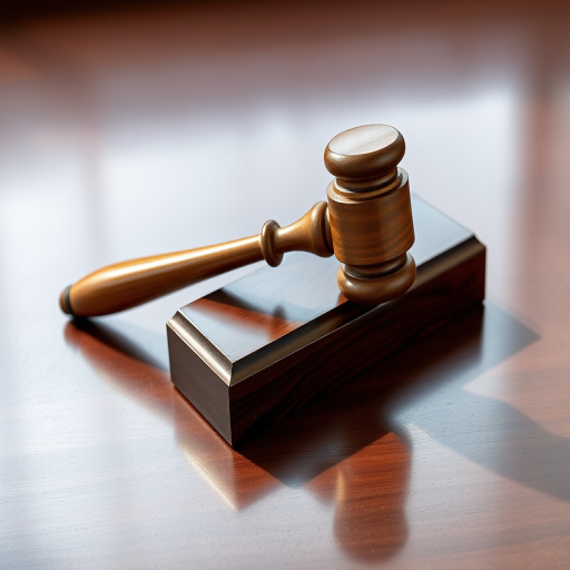 Create a high-resolution image of a wooden gavel and sound block on a polished surface, shot with a DSLR camera at f/2.8 aperture, ISO 100, 50mm lens, from a frontal view with natural lighting to enhance texture and detail.
