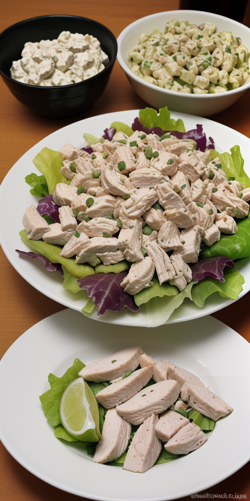 what goes with chicken salad for dinner
