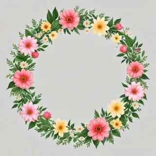 flower circle png