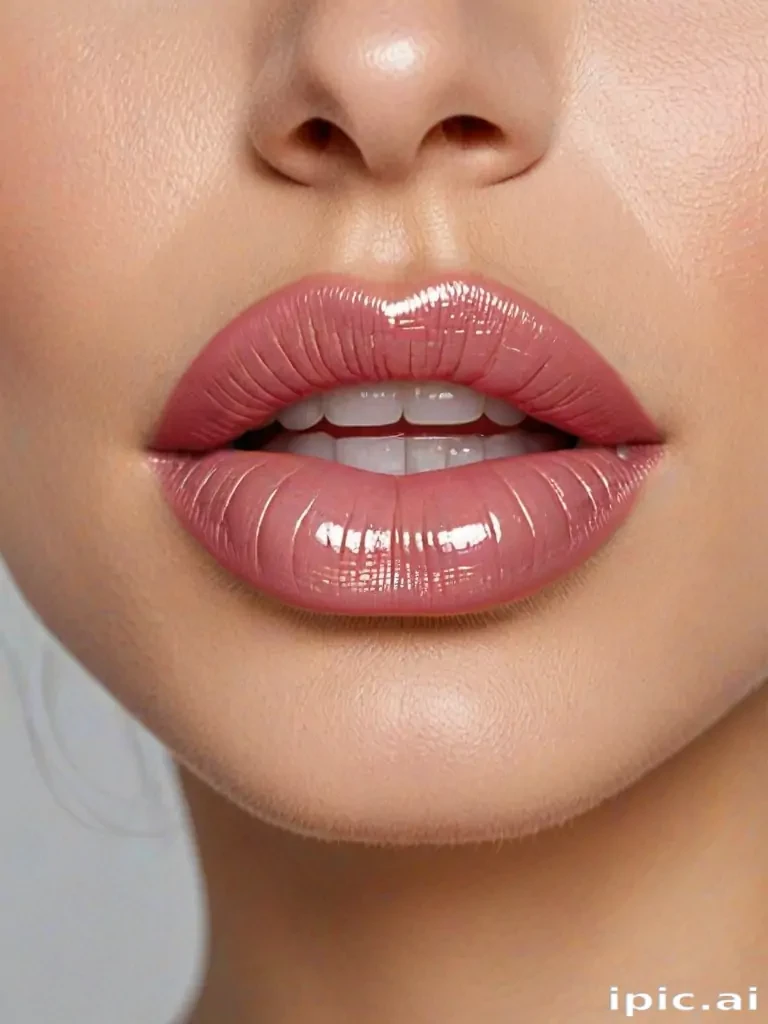 transparent lips