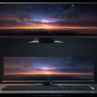 computer mockup